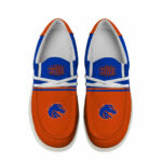 Boise State Broncos Football Hey Dude Canvas Loafer Shoes - Custom Name