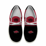 Arkansas Razorbacks Football Hey Dude Canvas Loafer Shoes - Custom Name