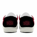 Arkansas Razorbacks Football Hey Dude Canvas Loafer Shoes - Custom Name