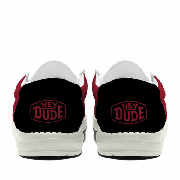 Arkansas Razorbacks Football Hey Dude Canvas Loafer Shoes - Custom Name