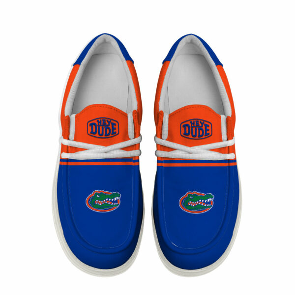 Florida Gators Football Hey Dude Canvas Loafer Shoes - Custom Name