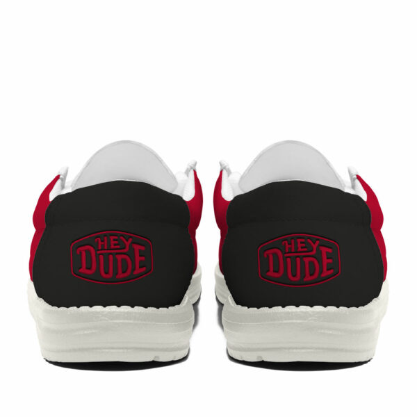 Georgia Bulldogs Football Hey Dude Canvas Loafer Shoes - Custom Name