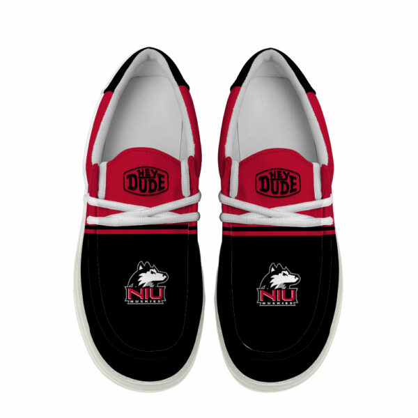 Northern Illinois Huskies Football Hey Dude Canvas Loafer Shoes - Custom Name