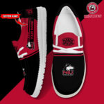 Northern Illinois Huskies Football Hey Dude Canvas Loafer Shoes - Custom Name