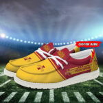 Iowa State Cyclones Football Hey Dude Canvas Loafer Shoes - Custom Name