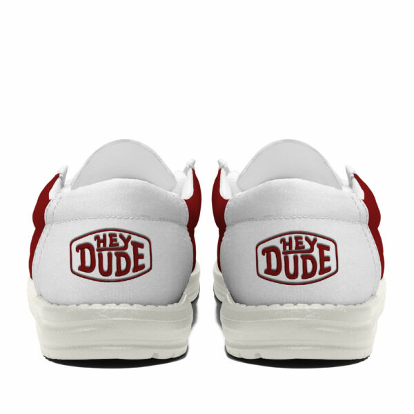 Oklahoma Sooners Football Hey Dude Canvas Loafer Shoes - Custom Name