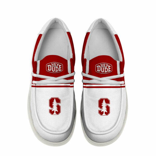 Stanford Cardinal Football Hey Dude Canvas Loafer Shoes - Custom Name