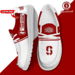 Stanford Cardinal Football Hey Dude Canvas Loafer Shoes - Custom Name