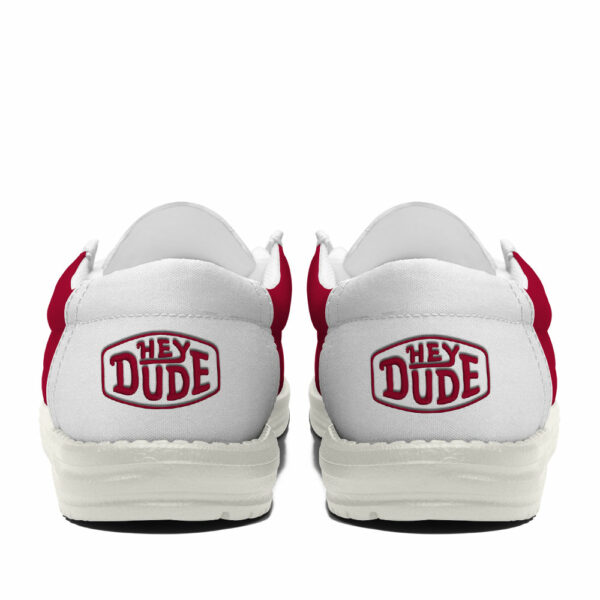 Alabama Crimson Tide Football Hey Dude Canvas Loafer Shoes - Custom Name