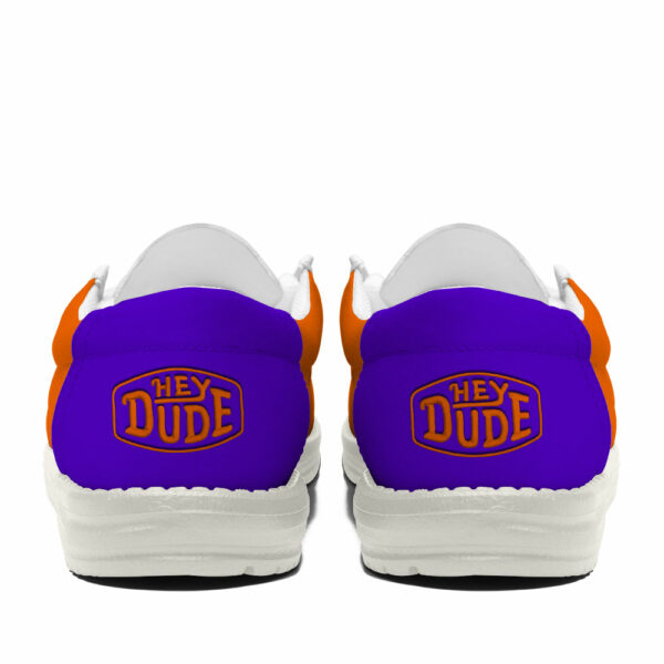 Clemson Tigers Football Hey Dude Canvas Loafer Shoes - Custom Name