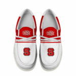 NC State Wolfpack Football Hey Dude Canvas Loafer Shoes - Custom Name