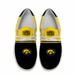 Iowa Hawkeyes Football Hey Dude Canvas Loafer Shoes - Custom Name