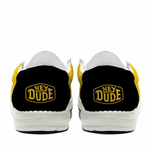 Iowa Hawkeyes Football Hey Dude Canvas Loafer Shoes - Custom Name