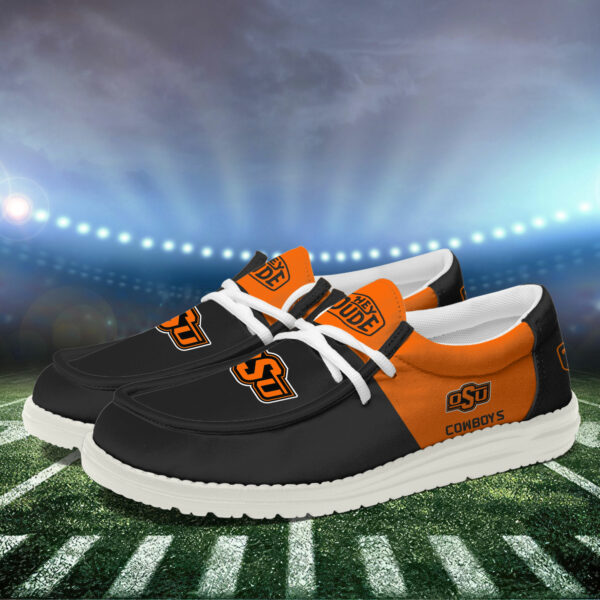 Oklahoma State Cowboys Football Hey Dude Canvas Loafer Shoes HD01