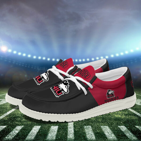 Northern Illinois Huskies Football Hey Dude Canvas Loafer Shoes HD01