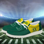 Oregon Ducks Football Hey Dude Canvas Loafer Shoes HD01