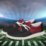 Arkansas Razorbacks Football Hey Dude Canvas Loafer Shoes HD01