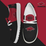 Arkansas Razorbacks Football Hey Dude Canvas Loafer Shoes HD01