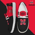 Nebraska Cornhuskers Football Hey Dude Canvas Loafer Shoes HD01