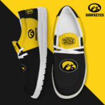 Iowa Hawkeyes Football Hey Dude Canvas Loafer Shoes HD01