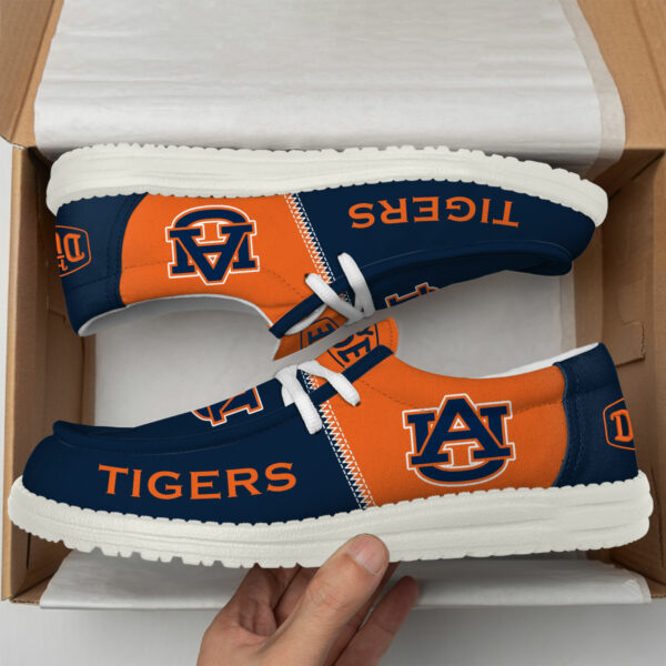 Auburn Tigers Football Hey Dude Canvas Loafer Shoes HDS01