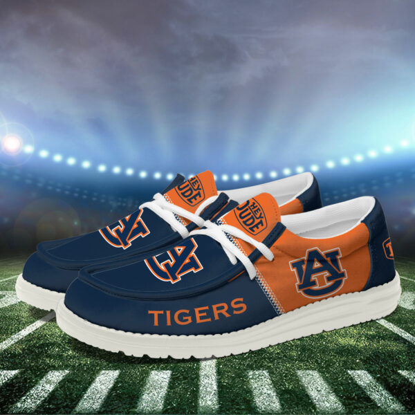 Auburn Tigers Football Hey Dude Canvas Loafer Shoes HDS01