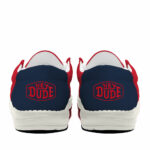 Ole Miss Rebels Football Hey Dude Canvas Loafer Shoes HDS01