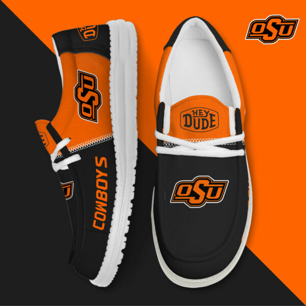 Oklahoma State Cowboys Football Hey Dude Canvas Loafer Shoes HDS01