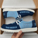 North Carolina Tar Heels Football Hey Dude Canvas Loafer Shoes HDS01