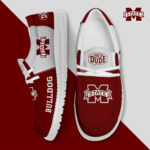 Mississippi State Bulldogs Football Hey Dude Canvas Loafer Shoes HDS01