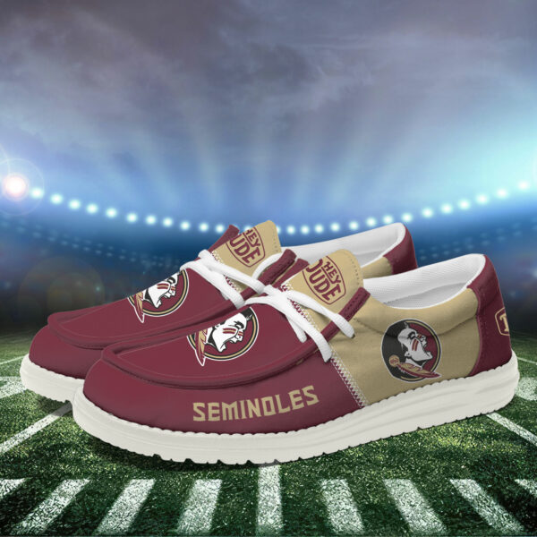 Florida State Seminoles Football Hey Dude Canvas Loafer Shoes HDS01