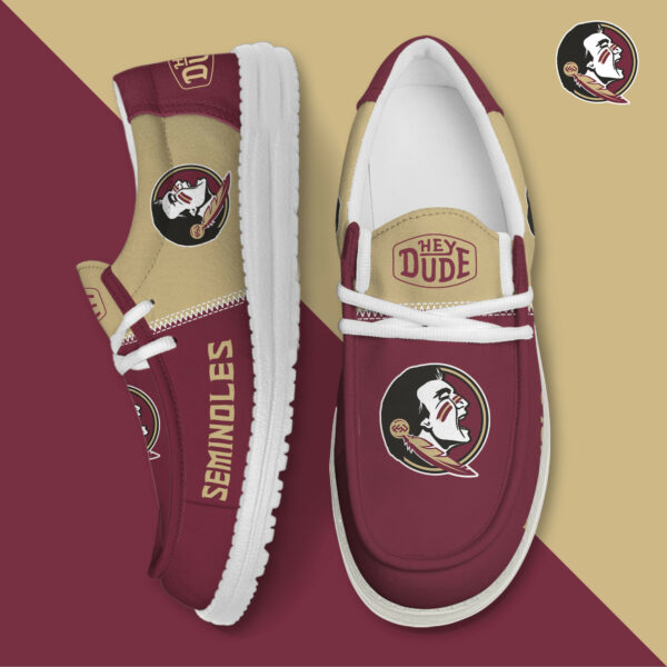 Florida State Seminoles Football Hey Dude Canvas Loafer Shoes HDS01