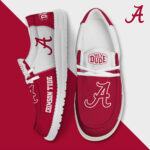 Alabama Crimson Tide Football Hey Dude Canvas Loafer Shoes HDS01