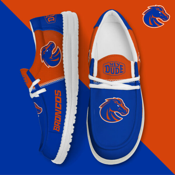 Boise State Broncos Football Hey Dude Canvas Loafer Shoes HDS01