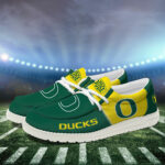 Oregon Ducks Football Hey Dude Canvas Loafer Shoes HDS01