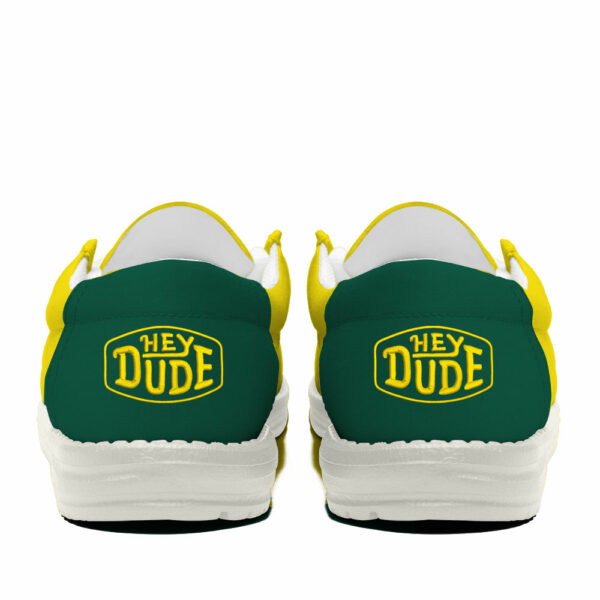 Oregon Ducks Football Hey Dude Canvas Loafer Shoes HDS01