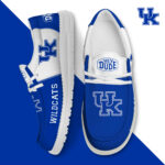 Kentucky Wildcats Football Hey Dude Canvas Loafer Shoes HDS01