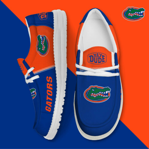 Florida Gators Football Hey Dude Canvas Loafer Shoes HDS01