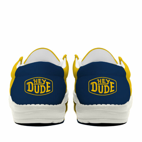 Michigan Wolverines Football Hey Dude Canvas Loafer Shoes HDS01