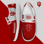 Indiana Hoosiers Football Hey Dude Canvas Loafer Shoes HDS01